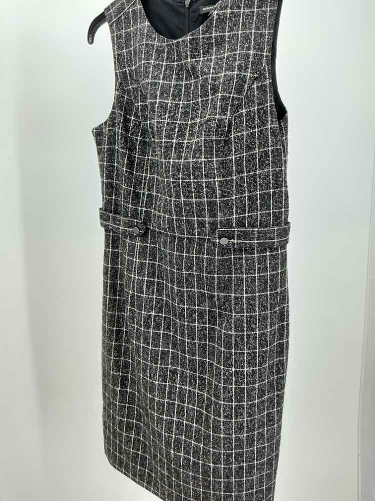 Banana Republic Size 12 Black/White Sleeveless Dress – Evilena's Red Dresser